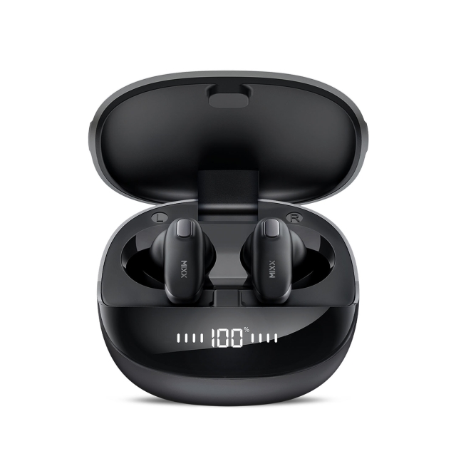 MIXX Headphone Mini Charge 2 In-Ear Tws Qi Wireless Black