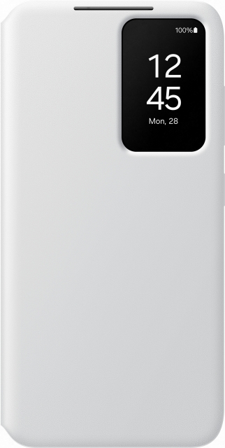 Samsung Galaxy S24 Clear View Wallet Cover, white