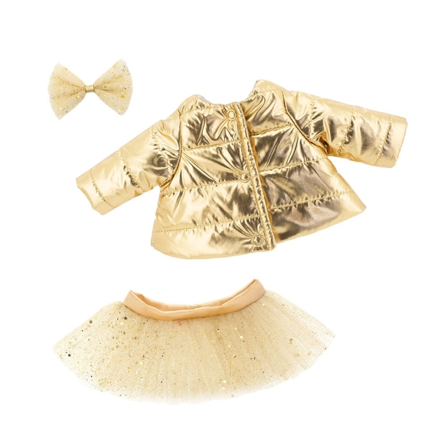 Lucky Doggy Clothing Set: Golden Jacket - Gold