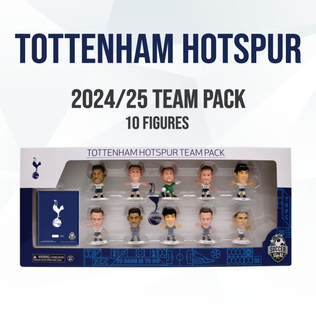 Soccerstarz Spurs Team Pack 10 figure (2024/25 Version Classic Kit)