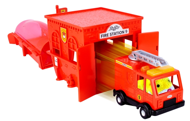 Zhu Zhu Pets City Fire Truck Playset - (Z10331)