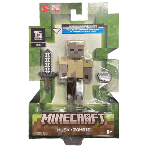MINECRAFT Biome Builds - 8cm Husk Zombie (HTL85)