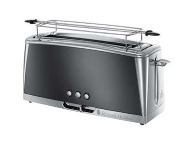 Russell Hobbs Luna Long Slot 2 Slice Toaster - Moonlight Grey