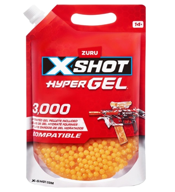 X-Shot HYPER GEL - Hydrated Gellet Refill Foilbag (36810SQ1)