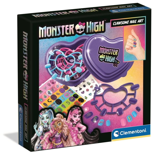 Clementoni Monster High Clawsome Nail Art - (I-18799)