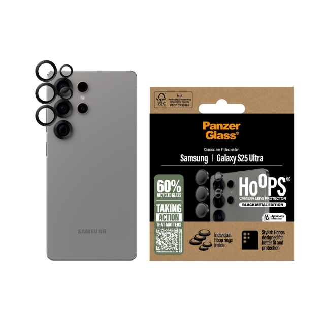 Panzer Glass - Hoops Lens Protector Galaxy S25, black
