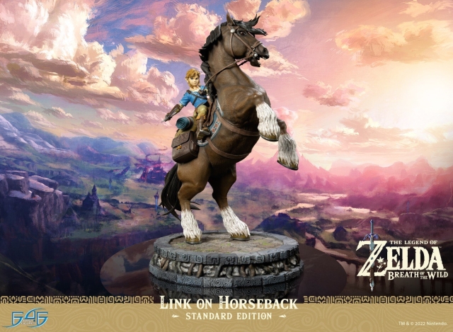 First4Figures The Legend Of Zelda: Breath Of The Wild (Link On Horseback) RESIN Statue /Figures
