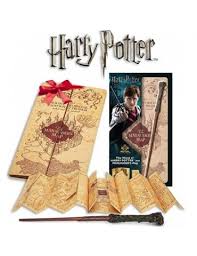 Noble Collection Harry Potter Wand and Marauders Map - Blister
