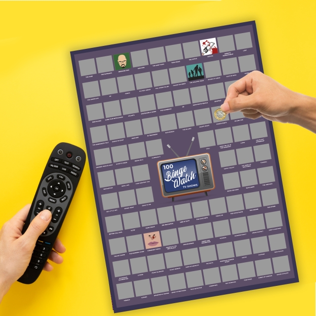 Mad Monkey Scratch Poster Top 100 Series