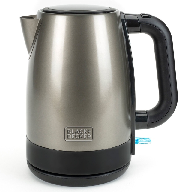 BLACK+DECKER Kettle 2200W 1.7L Brushed Stainless Steel