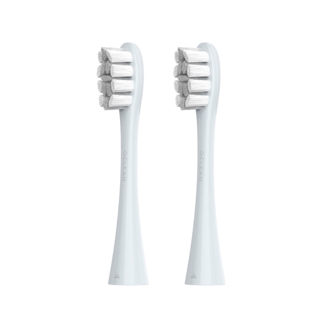 Oclean Brush Head Professional Clean 2 Pack Silver