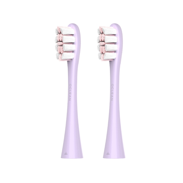 Oclean Brush Head Professional Clean 2 Pack Purple