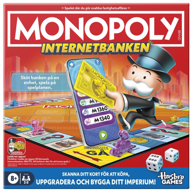 Hasbro gaming Board Game Monopoly App Banking (SE)