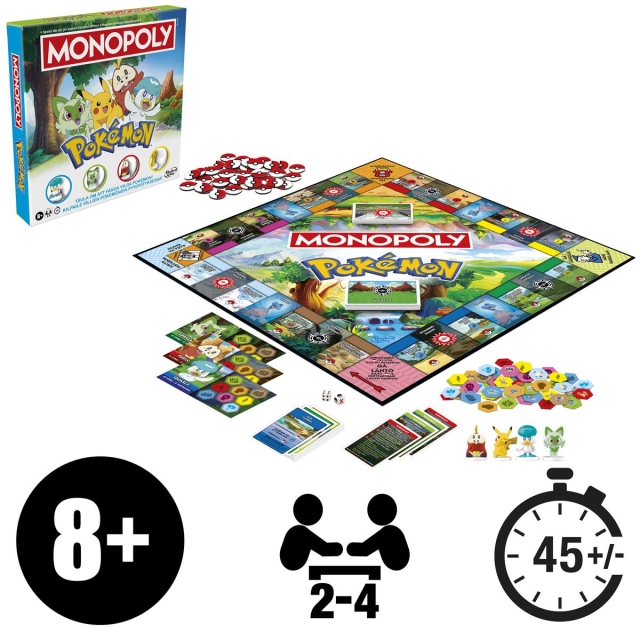 Hasbro gaming Board Game Monopoly Pokemon (SE/FI)