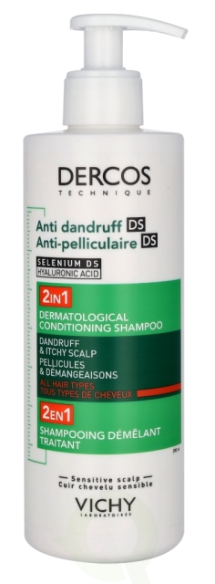Vichy Dercos Anti-Dandruff 2 In 1 Shampoo 390 ml
