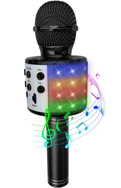 Party Fun Lights Karaoke microphone with speaker - (605600)