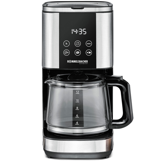 Rommelsbacher Kaffebryggare med timer Rostfritt FKM 1000  1,5l 1000W