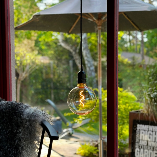 LightsOn Penny Pendellampa Gravity + DecoBulb XL Vintage