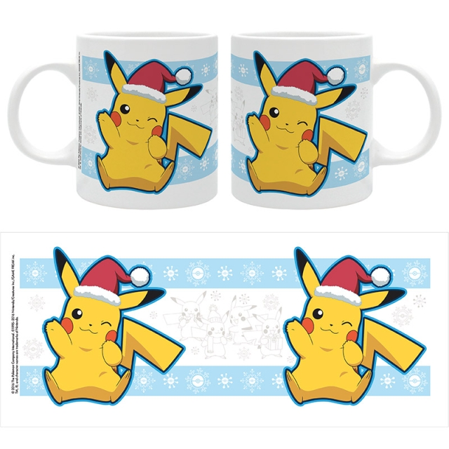 Abysse Pikachu Santa Christmas Mug - 320ml