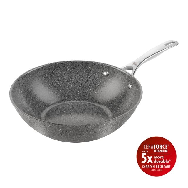 Ballarini Salina Ceramic Wok - no-color - 30 cm