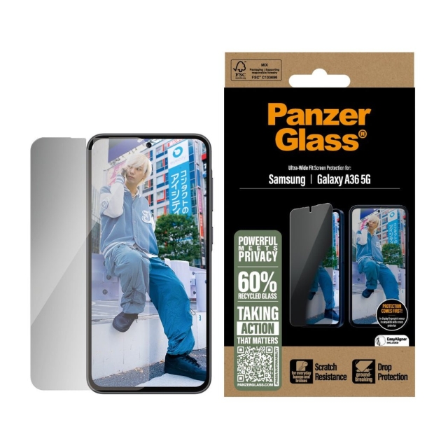 Panzer Glass - Privacy Screen Protector Galaxy new A35 5G Ultra UWF