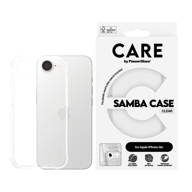PanzerGlass CARE by PanzerGlass - Case - Transparent - iPhone 16e