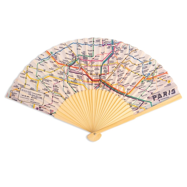 Kikkerland Paris Transit Map Fan