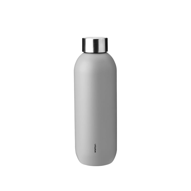 Stelton Keep Cool Vacuum Insulated Bottle 0.6 L (Light Grey)