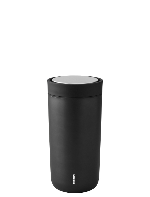 Stelton To-Go Click Vacuum Insulated Cup 0.4 L (Black Metallic)