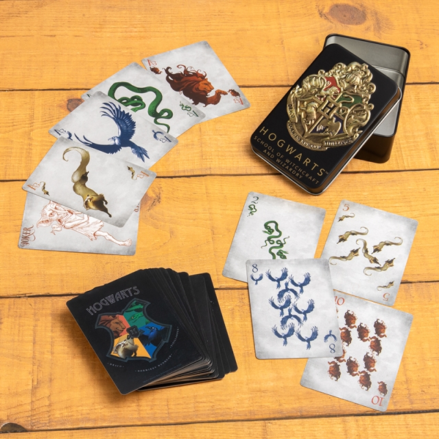 Paladone HOGWARTS PLAYING CARDS IN A TIN BLACK