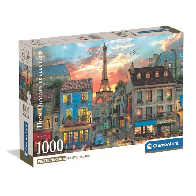 Clementoni Puzzle 1000 Pcs CB High Quality Collection Streets Of Paris