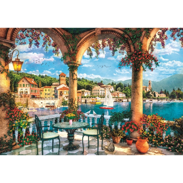 Clementoni Puzzle 1000 Pcs CB High Quality Collection Balcony View Of Lake Como