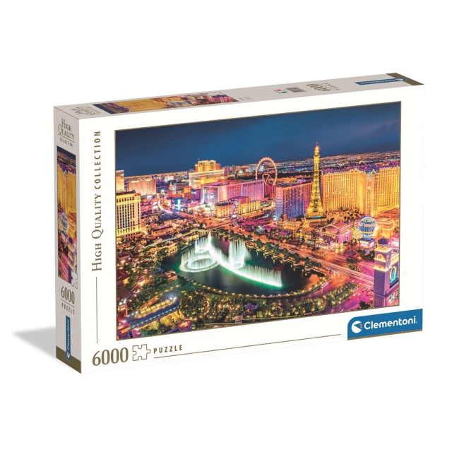 Clementoni Puzzle 6000 Pcs High Quality Collection Las Vegas