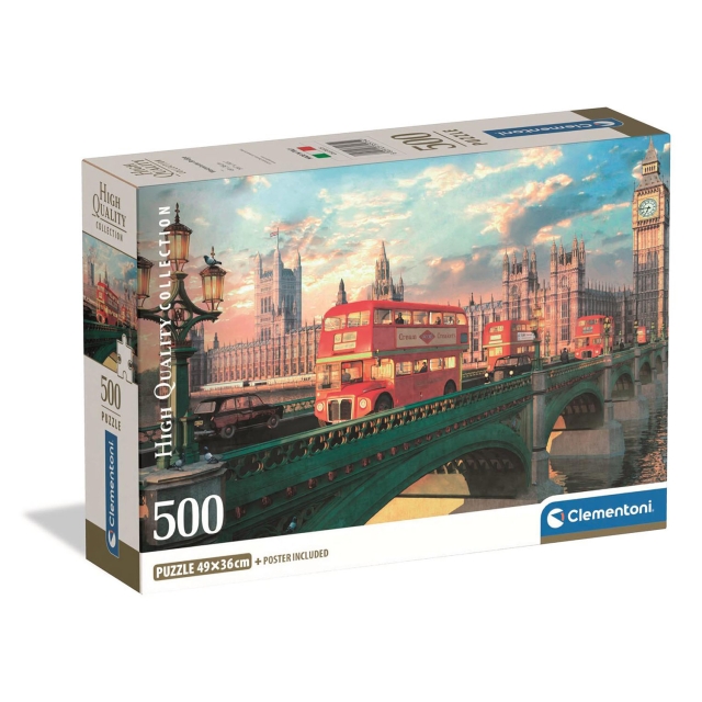 Clementoni Puzzle 500 Pcs CB High Quality Collection Westminster Bridge
