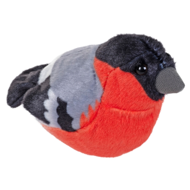 Wild Republic Plush Toy Bird With Sound 18 cm Bullfinch
