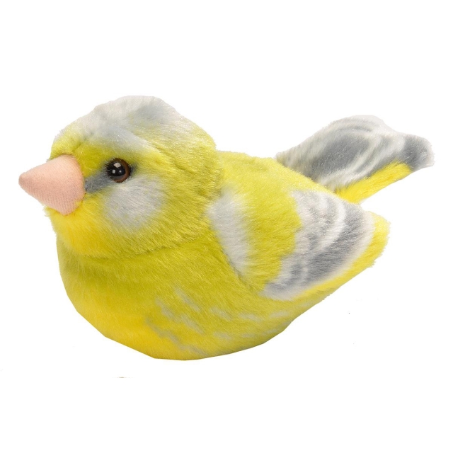 Wild Republic Plush Toy Bird With Sound 18 cm Greenfinch