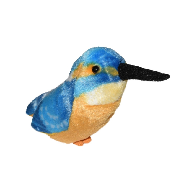 Wild Republic Plush Toy Bird With Sound 18 cm Kingfisher