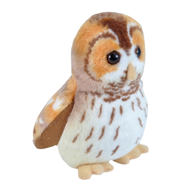 Wild Republic Plush Toy Bird With Sound 18 cm Tawny Owl