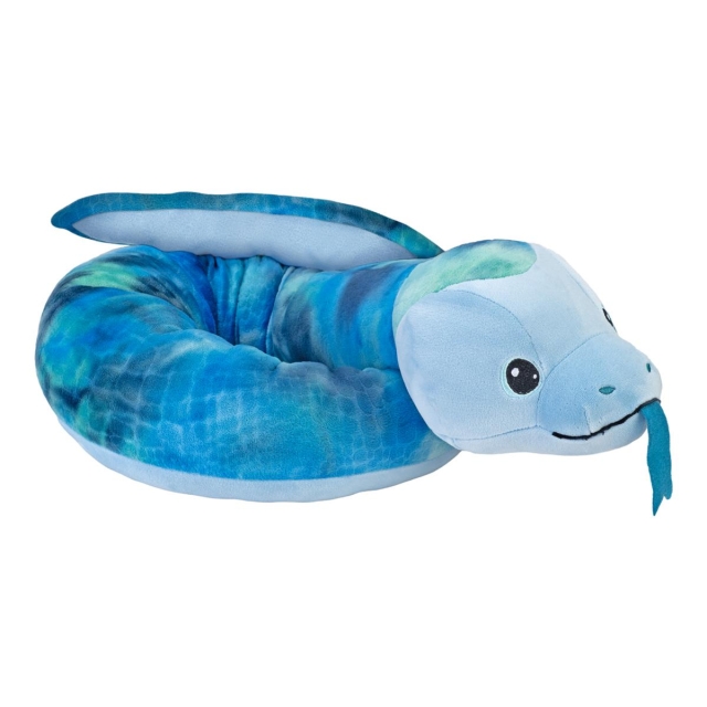 Wild Republic Plush Toy Squishy Snakes 132 cm Blue