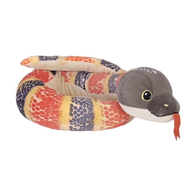 Wild Republic Plush Toy Squishy Snakes 132 cm Brown