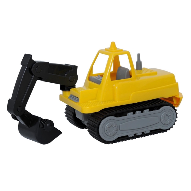Plasto Grävmaskin Excavator With Tracks Yellow 30cm