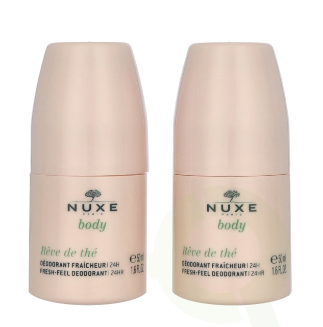 Nuxe Reve De The Duo Set 100 ml Fresh Feel Deodorant 24H Roll-On 2 x 50 ml
