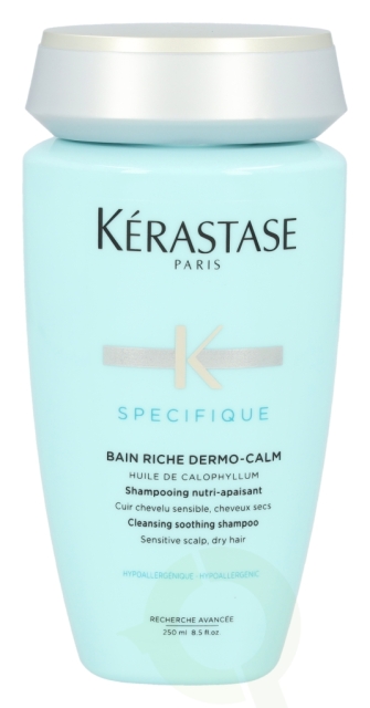Kerastase Specifique Bain Riche Dermo-Calm Shampoo 250 ml Sensitive Scalp, Dry Hair