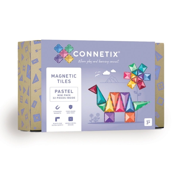 Connetix Pastel Mini Pack 32 Pieces - (CT-P-00032-MI)