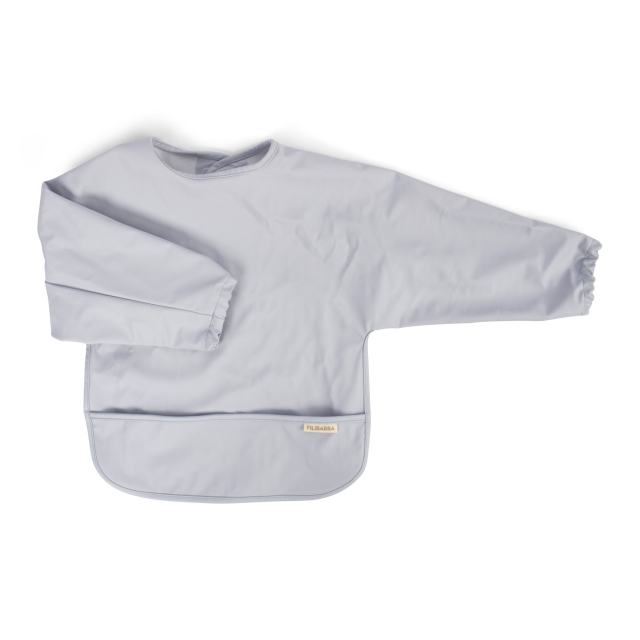 Filibabba Bib with sleeves - Pearl Blue - 6-36 m