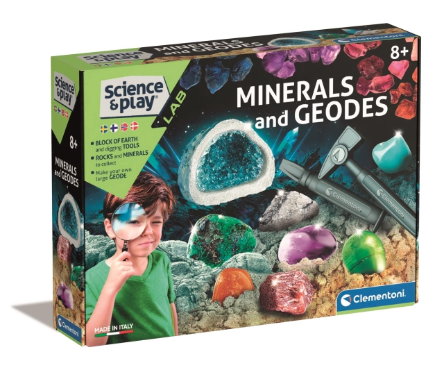 Clementoni Minerals and Geodes - (I-78828)