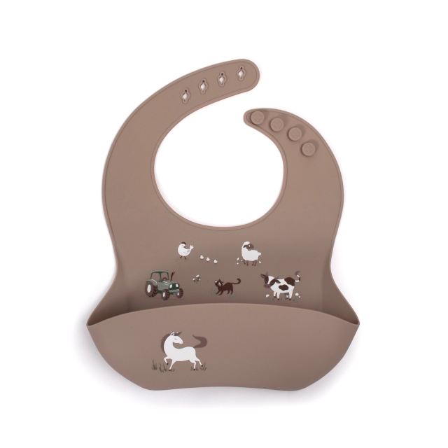 Filibabba Silicone bib with print - Magic Farm - (FI-02746)