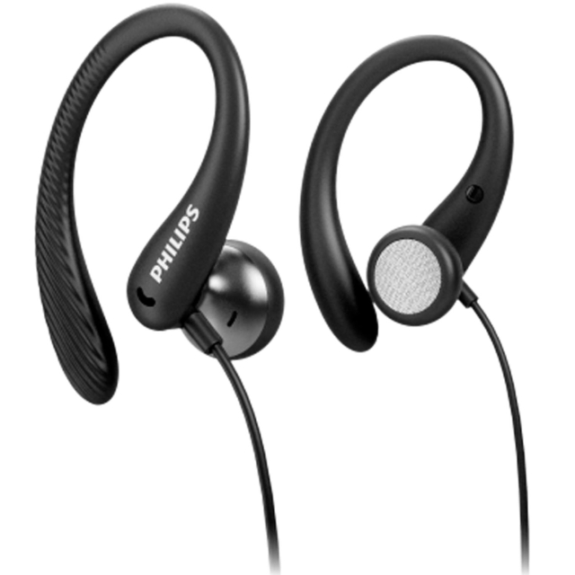 Philips Hörlurar In-Ear Sport IPX2 Kabel Svart