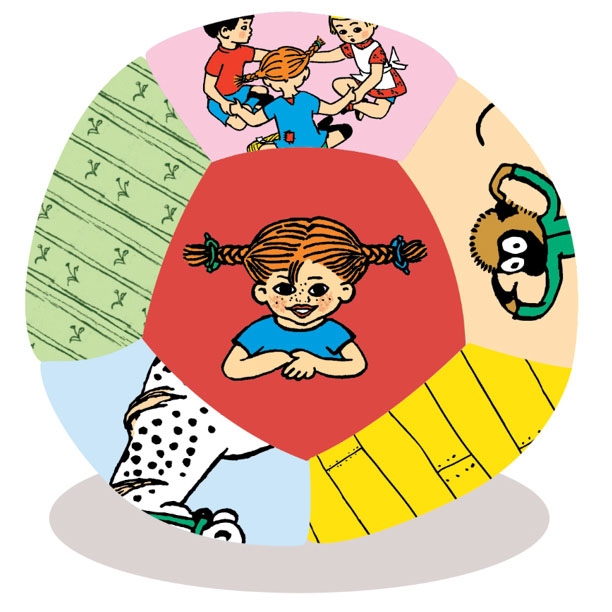 ASTRID LINDGREN Soft Ball Pippi Longstocking