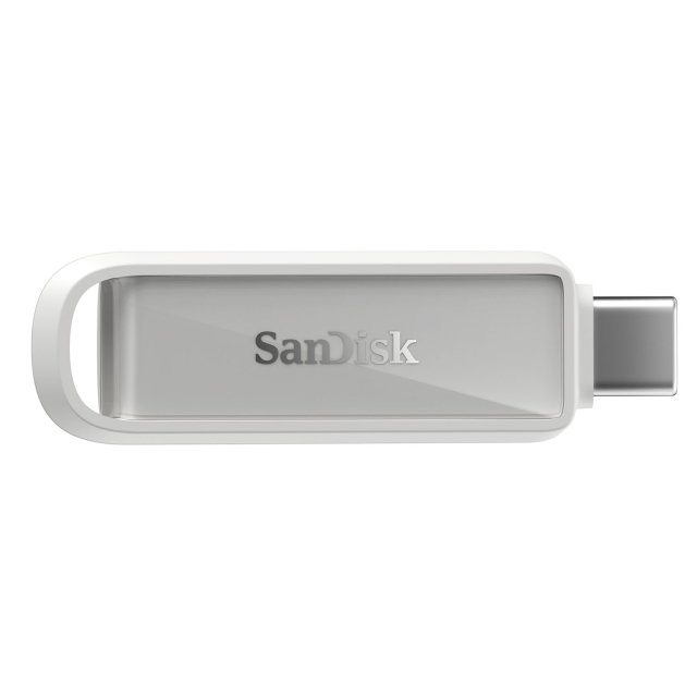 SanDisk USB Flash Phone Drive USB-C 256GB Arctic White